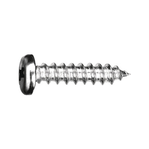 Stainless Steel Screw, Pan Head Phillips Drive #8 diameter x 1 1/2"