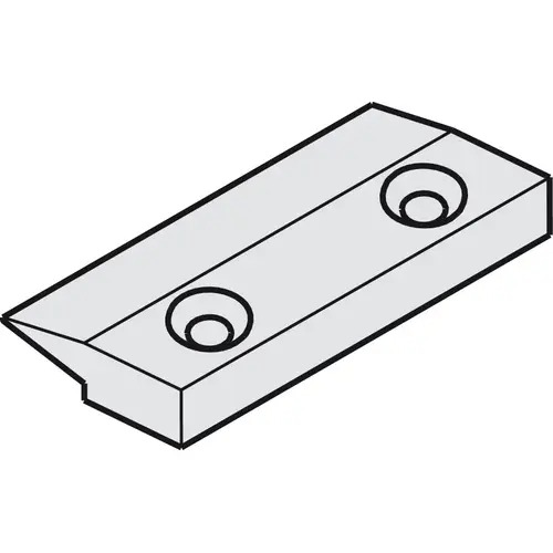 Follower Set for Vertical Frame Profile, For Synchronized Movement Silent Aluflex 80, Black Black