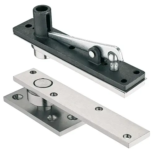 Door Hinge, Center Hung Pivot, Top and Bottom Set For double action doors, 690 (dark bronze paint) satin