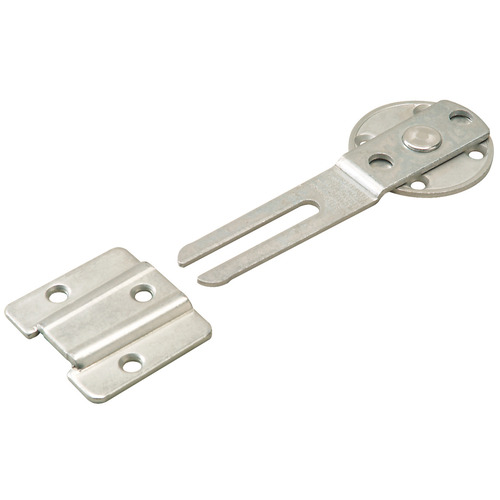 Hafele 642.42.900 Table Top Connector, "Click Catch" For connecting tables, table tops, chairs, beds, etc., steel galvanized, installation height: 9 mm Zinc-plated