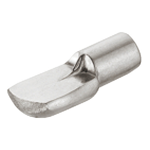 Shelf Support, Anti-Slip, diameter 5 mm Steel, Nickel-plated Nickel plated