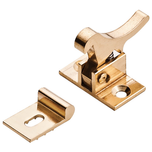 Hafele 245.74.000 Elbow Catch, Deluxe Model, Brass Spring-loaded, Brass ...