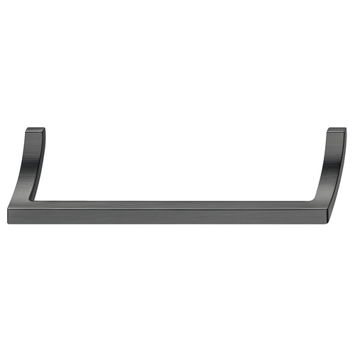 Handle, Zinc 64 74 x 32 mm Hafele Design Model H2190, black brushed nickel, 64 mm CTC Black, Nickel plated, brushed