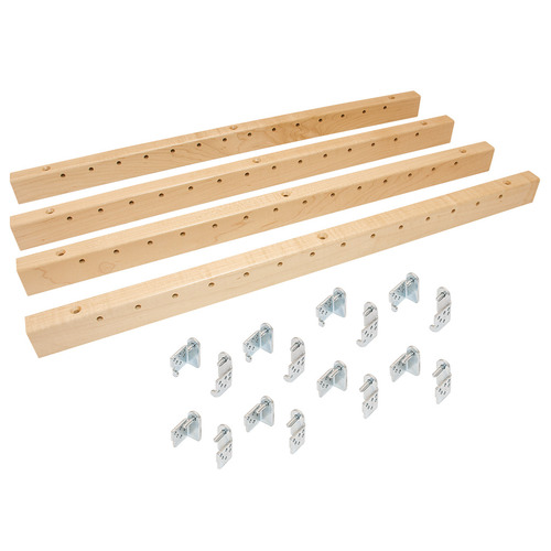 Standard Height (20 7/8"), Pilaster X-Series Bracket Kits 2 1/2" width; bulk pack