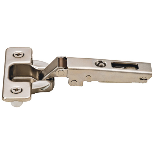 Concealed Hinge, Salice 200 Series, 110 degree Opening Angle, Full Overlay, Nickel plated For press fitting For wooden doors up to 26 mm, Self Close, dowel mounting, Model C2R6A99 Nickel plated