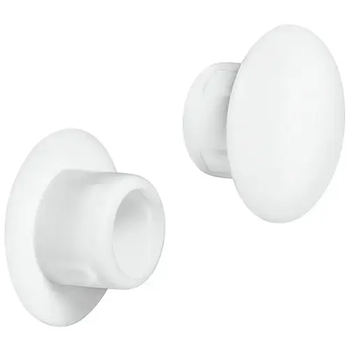 Cover Cap, Tapered for Tight Grip For push fitting, White, diameter 13 mm, 6 mm length White