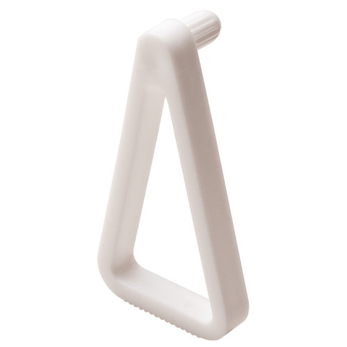 Shelf Hold-Down, for 19 mm Shelf, diameter 5 mm Plastic, for shelf thickness 16 mm, White White