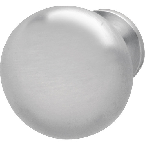 Knob, Timeless Metal, matt, Chrome plated, Height: 29 mm, Knob diameter: 31 mm Chrome plated, matt