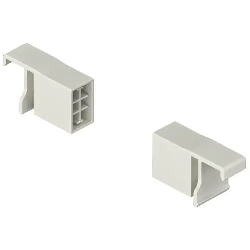 Cross rail holder, Rectangular, Hafele Matrix Box P Plastic, White White