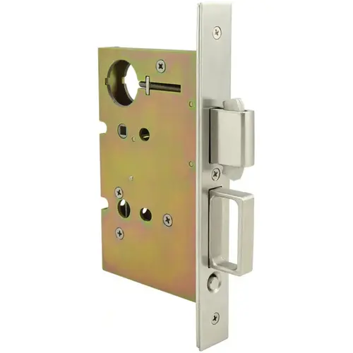 Sliding/Pocket Door Lock, With Deadbolt for Active Door For wood doors, Oil-rubbed bronze Oil rubbed bronze (US10B)