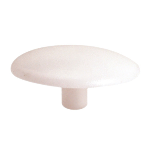 Trim Cap, Press-Fit for Confirmat Head, diameter 12 mm For screw with central hole, White RAL 9010 White, RAL 9010