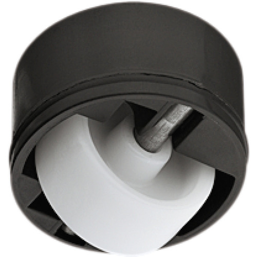 Hafele 661.05.320 Roller-Mini Caster, Load-Bearing Capacity 88 lbs. Hard wheel Hard Housing diameter 36 mm, Running surface: Hard Black Hard roller: White Soft roller: Gray, Black Hard roller: White