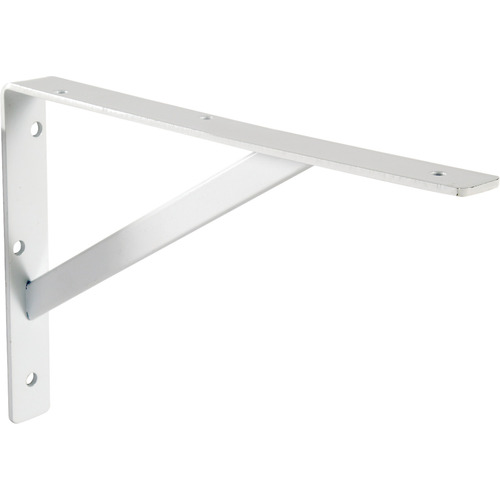 208 Series L-Bracket, Super Duty 300 mm 203 mm KV - weight capacity up to 1,200 lbs./pair, Size 12", white, 300 x 203 x 30 mm