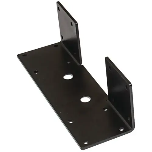 Bottom Column Adjustable Mounting Bracket, AdjusTableSystem silver Silver RAL 9006, Epoxy-coated