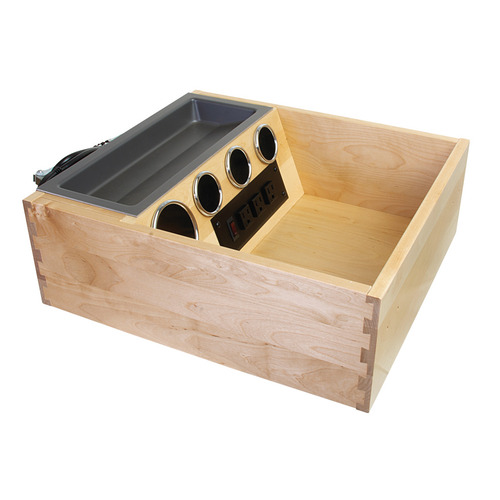Hafele 545.24.139 Vanity Drawer, 18" Frameless cabinets; 414 mm (16 5/16") width