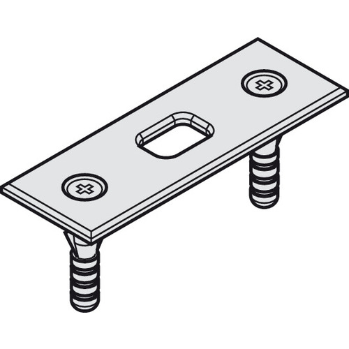 Hafele 943.31.090 Strike Plate, diameter 9 (11/32") Bolt for bolt
