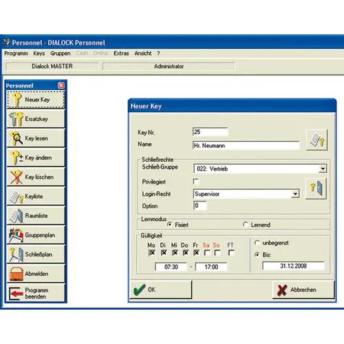 Software CD-ROM, Personnel SP, Full Version, Dialock Programming for large projects and extensive functionality, Language: English