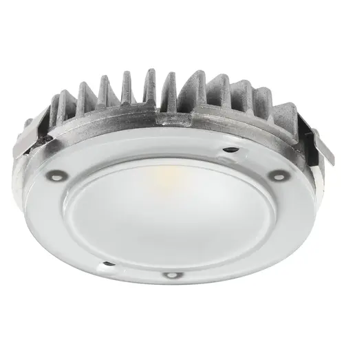 Modular Puck Light, Modular, monochrome, Hafele Loox5 LED 2092, aluminum, 12 V Drill hole : 58 mm (2 5/16"), Cool white 5000 K