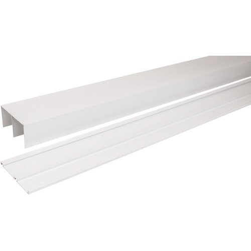 Track Set, for S 80 Sliding Door 6' 6/34" White, (2 m) 6' 6 3/4" length