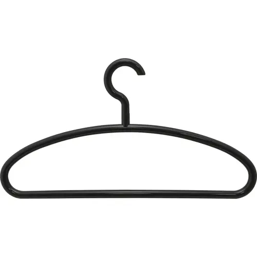 Coat Hanger, HEWI, with Swivel Hook, Polyamide, diameter 15 mm Hangs onto wardrobe tubes up to diameter 33 mm, Anthracite Gray Anthracite gray