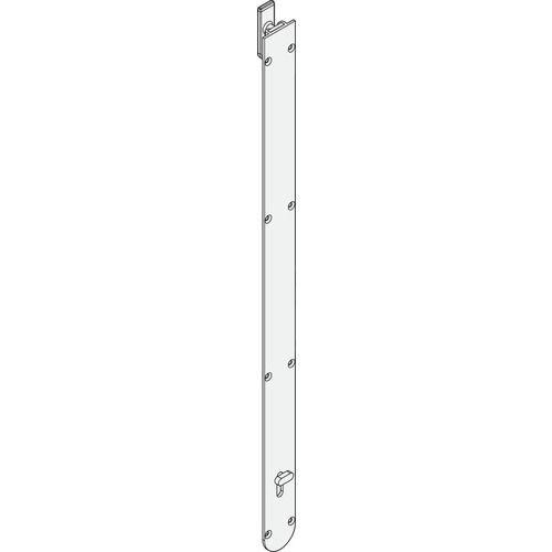 Flush Bolt, Top Mounted, with Offset Bolt, Brass Al Fresco Summit, 600 mm ( 23 5/8"), PVD Brass PVD coated