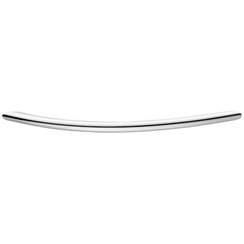 Handle, Steel 192 221 x 32 mm diameter 10 mm, dim. A: 221 mm, dim. B: 32 mm, dim. C: 192 mm, polished chrome