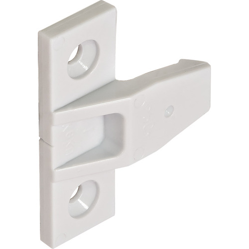 Hafele 262.50.740 PushIn Fitting, AS Frame Component With wood screws Keku System, White, with