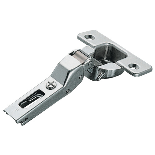 Concealed Hinge, Salice 200 Series, 120 degree Opening Angle, Half Overlay For wooden doors, for standard applications with convenient opening angle, Self close, rapido mounting, model C279G99 Nickel plated