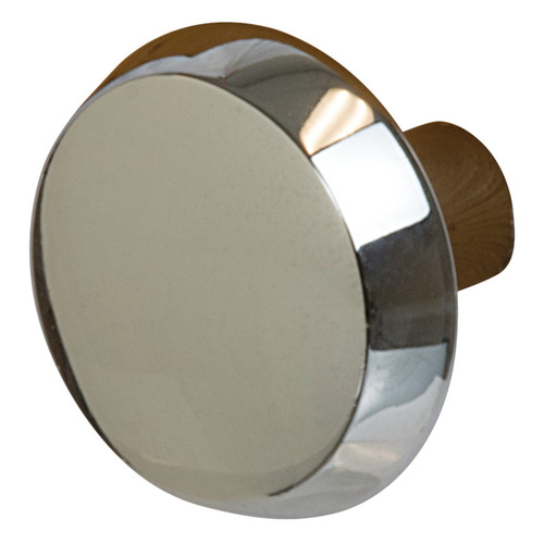 Knob, Premise, BP3684326 Zinc alloy, polished, Chrome plated, Height: 27 mm, Knob diameter: 32 mm Chrome plated, polished