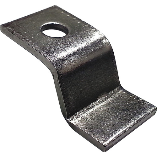 Connecting Bracket, Top Clip 5/ - 1 1/4", 3/8" Offset, 14 Gauge Zinc-Plated