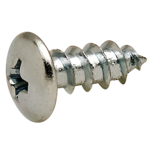 Pan Head Screws, #2 Phillips Drive Length: #8 x 7/16, zinc, 20,000 pcs Zinc plated - pack of 20000