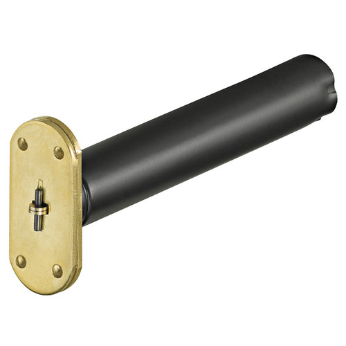 Concealed Jamb Door Closer, Perko R1 For door weights up to 112 Lbs., Polished Brass colored
