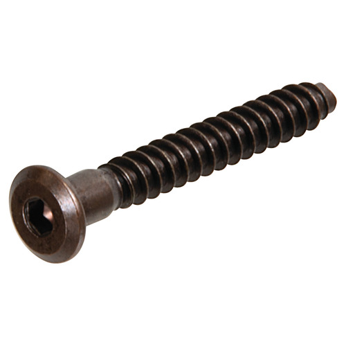 Cylinder Head Connector, Confirmat, Hex Socket, 4 mm 50 mm Bronzed, length 50 mm, diameter 13 mm burnished