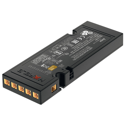Hafele 833.74.960 LED Driver, 12 V Constant -1040 C 140 x 50 x 16 mm 0.86 20 W 0.13 W 0.13 W 94 g Parallel connection, with switching function, wattage: 20 W