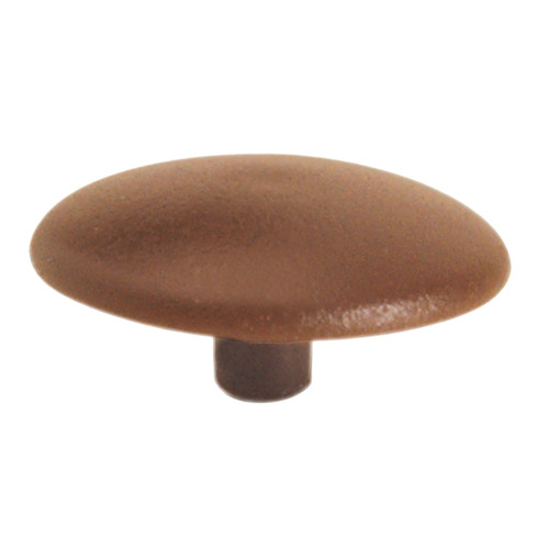 Trim Cap, Press-Fit for Confirmat Head, diameter 12 mm For screw with central hole, Light brown RAL 8007 Brown, RAL 8007
