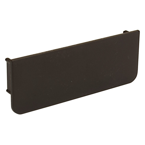 C-Cap, Rectangle, Plastic Venice Collection, Dark bronze Dark bronze