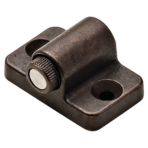 Magnetic Catch, with Adjustable Magnet Holding power approximately 2 kg (4.4 lbs), Oil rubbed bronze Oil rubbed bronze