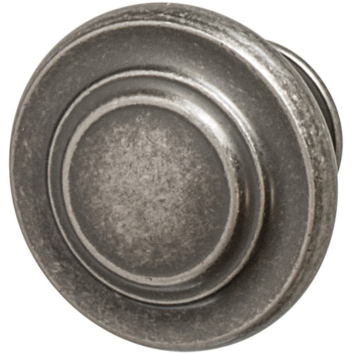 Knob, BP1586WN Zinc alloy, matt, Nickel plated, Height: 25 mm, Knob diameter: 33 mm Nickel plated, matt