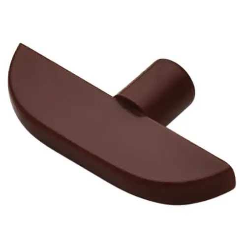 Shelf Support, diameter 5 mm Provides invisible mounting for grooved shelf, Brown