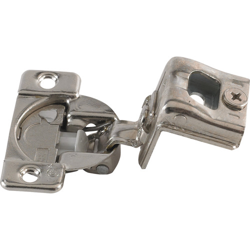 Concealed Face Frame Hinge, Grass TEC Wrap Around, 108 degree Opening Angle, Soft-Close 1-1/2" Overlay, Screw-on; Model 04549A-15