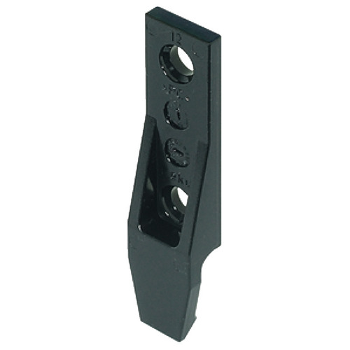 Hafele 262.49.356 Suspension Fitting, Panel Component With chipboard screws Keku, with wood screws Black
