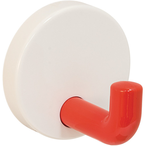 Single Coat Hook, HEWI, Polyamide, 50 x 45 mm Coral Coral