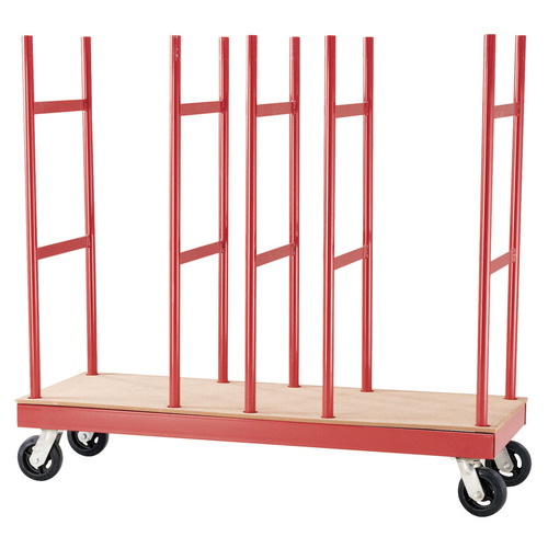 Hafele 007.91.180 Lateral Parts Cart, 2000 lb. Capacity Red