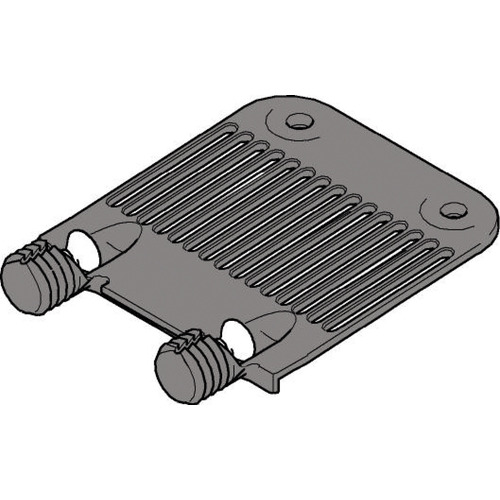 Front Stabilizer, For Blum Tandembox Antaro Drawer dust grey, RAL 7037, model: Z96.10E1 Dust grey, RAL 7037