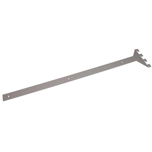 Shelf Bracket Set, Coloma Depth: 18"; 1 1/2" shelf thickness; silver Powder-coated silver