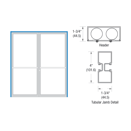 crl-u-s-aluminum-fa1271172-clear-anodized-75-1-2-x-85-3-4-400-series