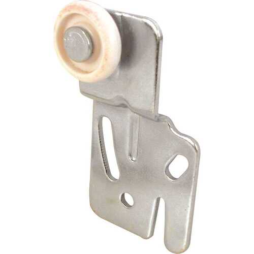 Prime-Line MP6500 Front Closet Door Roller with 1/4 in. Offset and 7/8 in. Nylon Wheel Mill