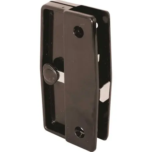 3 in. H.C. Plastic Housing Black Steel Latch and Pull