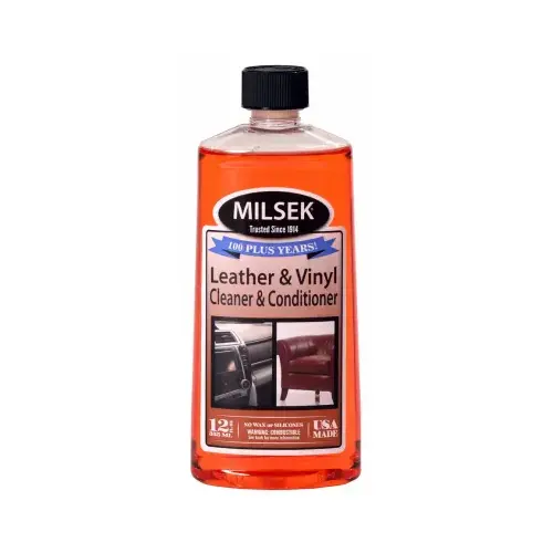 Leather Cleaner & Conditioner, Orange Oil, 12-oz.