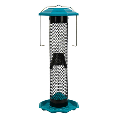 Nature's Way FFM2 Bird Feeder, Sunflower, Funnel Flip Teal